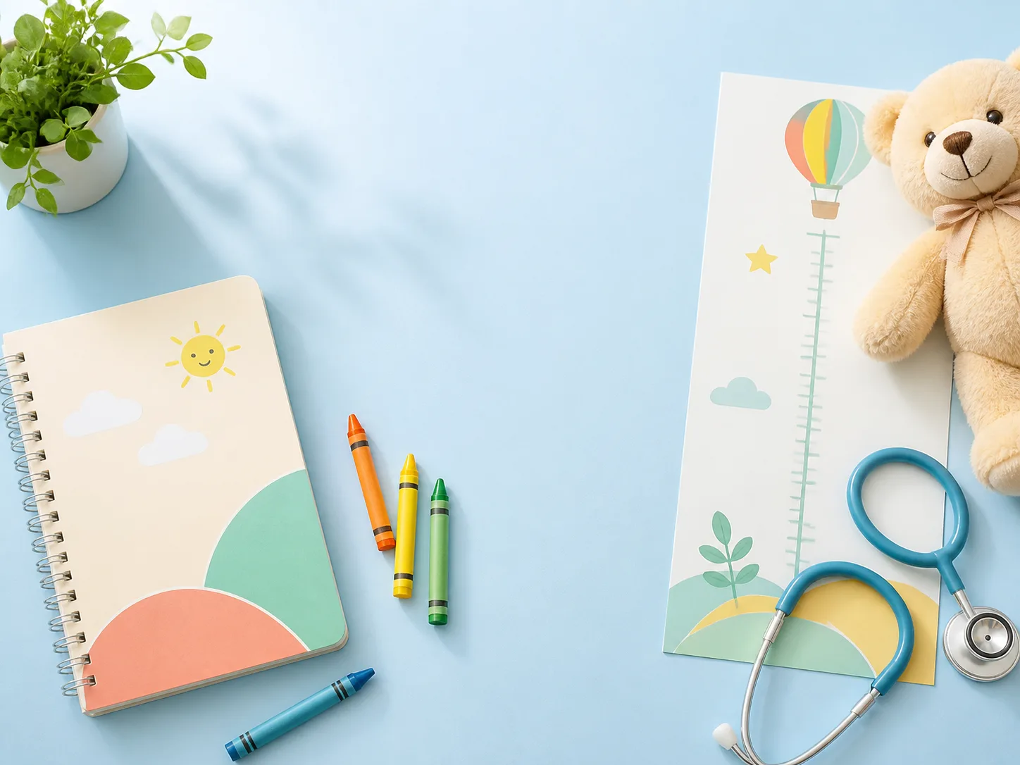 Material visual sobre cuidado y salud infantil en Miami